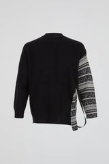Isle Knit Sweatshirt Black