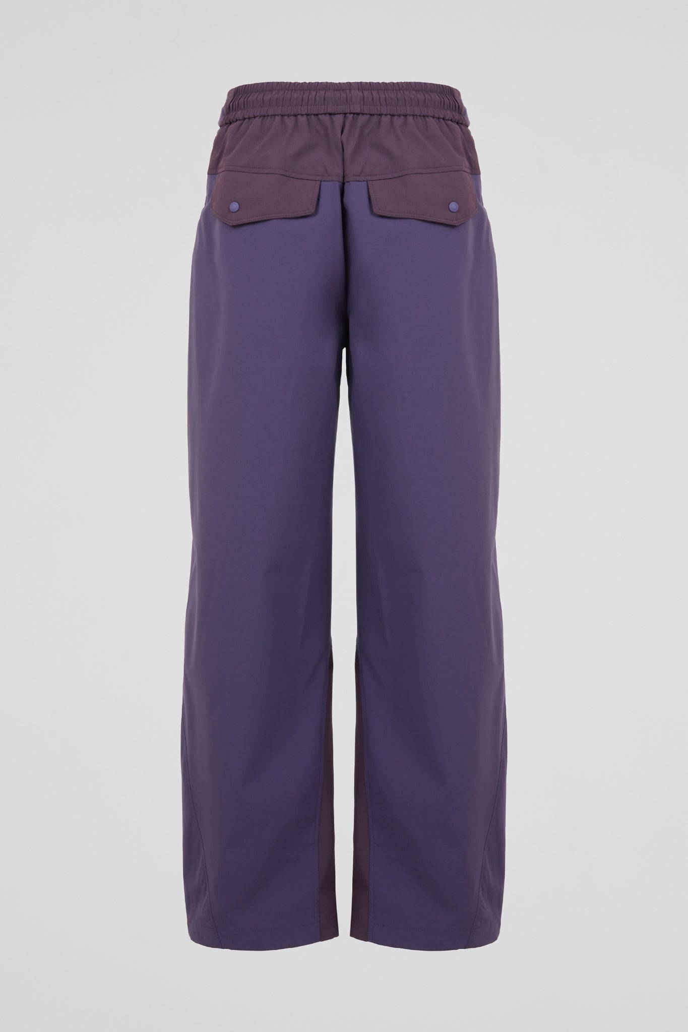 Purple Panelled Technical Pants
