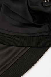 Cropped Bomber Black