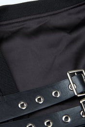 Cropped Bomber Black