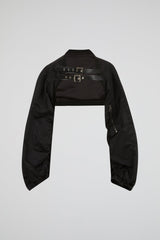 Cropped Bomber Black