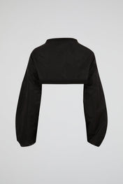 Cropped Bomber Black