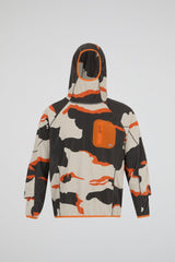 Technical Waffle Hoodie Orange Camo