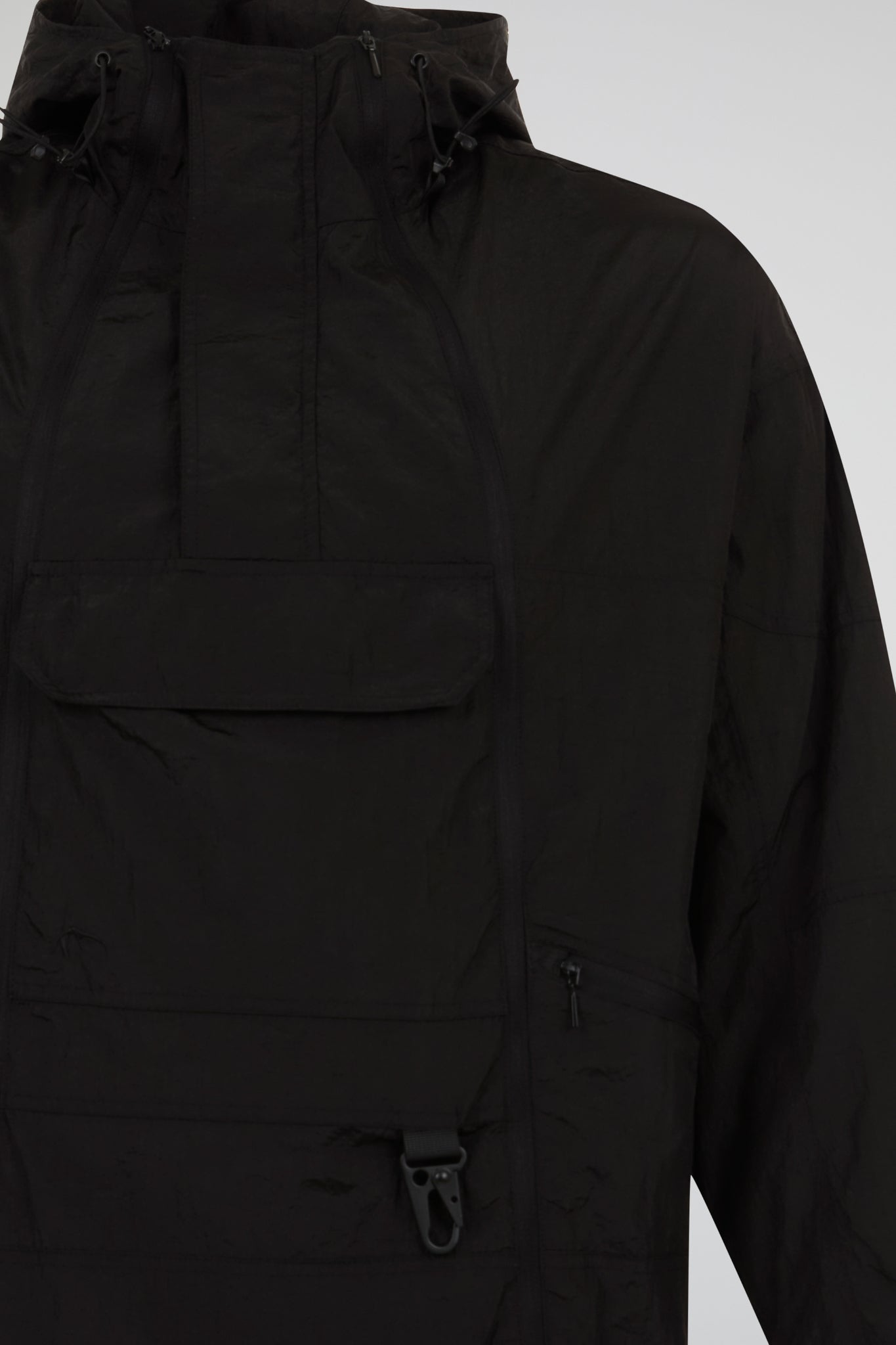 Black Technical Anorak