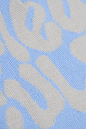 Mea Culpa Light blue & Grey Knitted Beanie