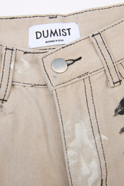 Graffiti Denim Brown