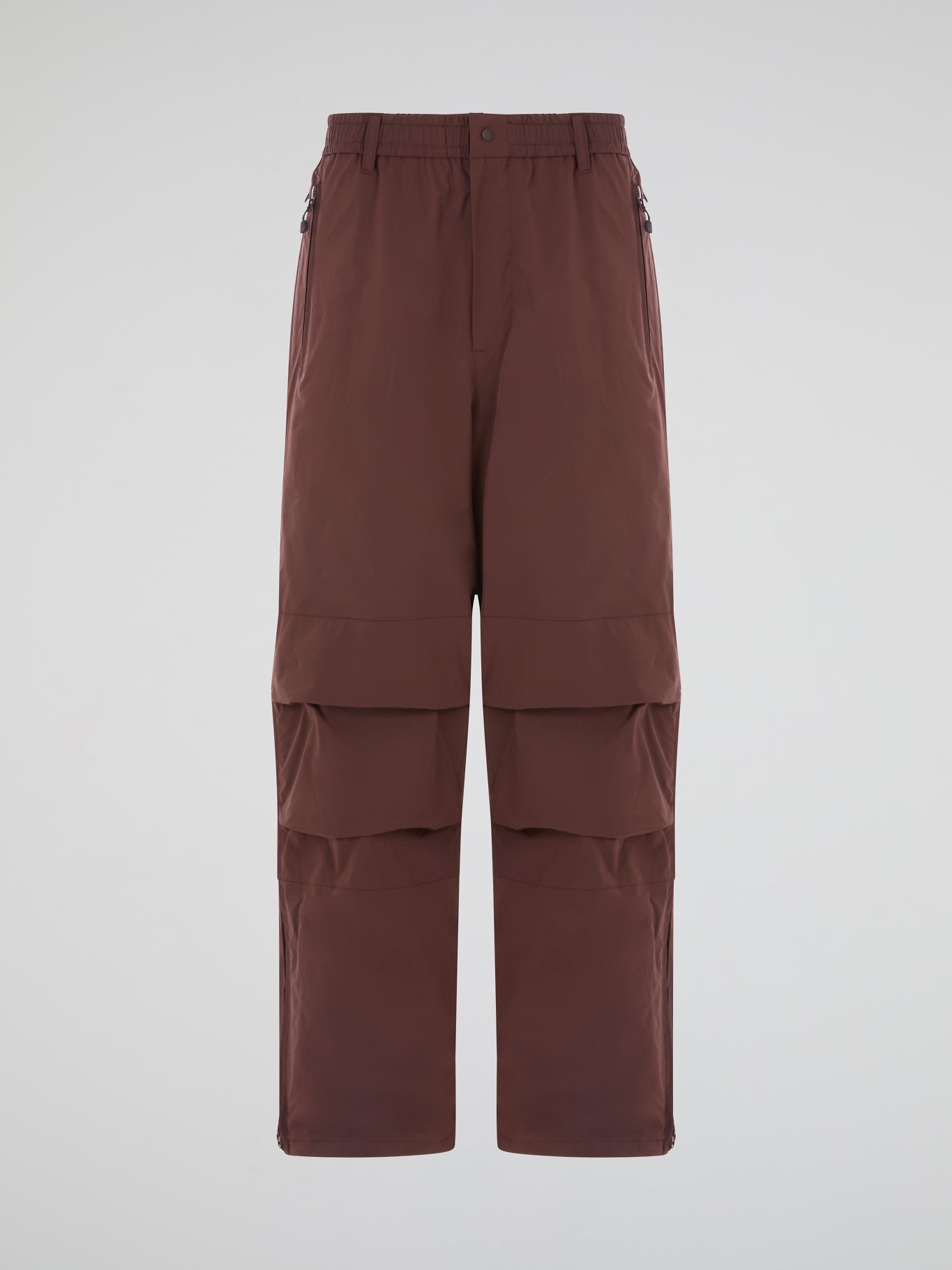 Layered Cargo Pants Brown