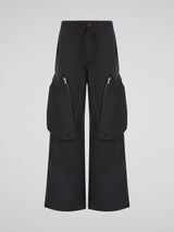 Utility Cargo Pants Black