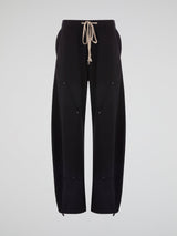 Double Knee Pants Black