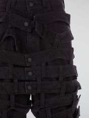 Deconstructed Shorts Denim