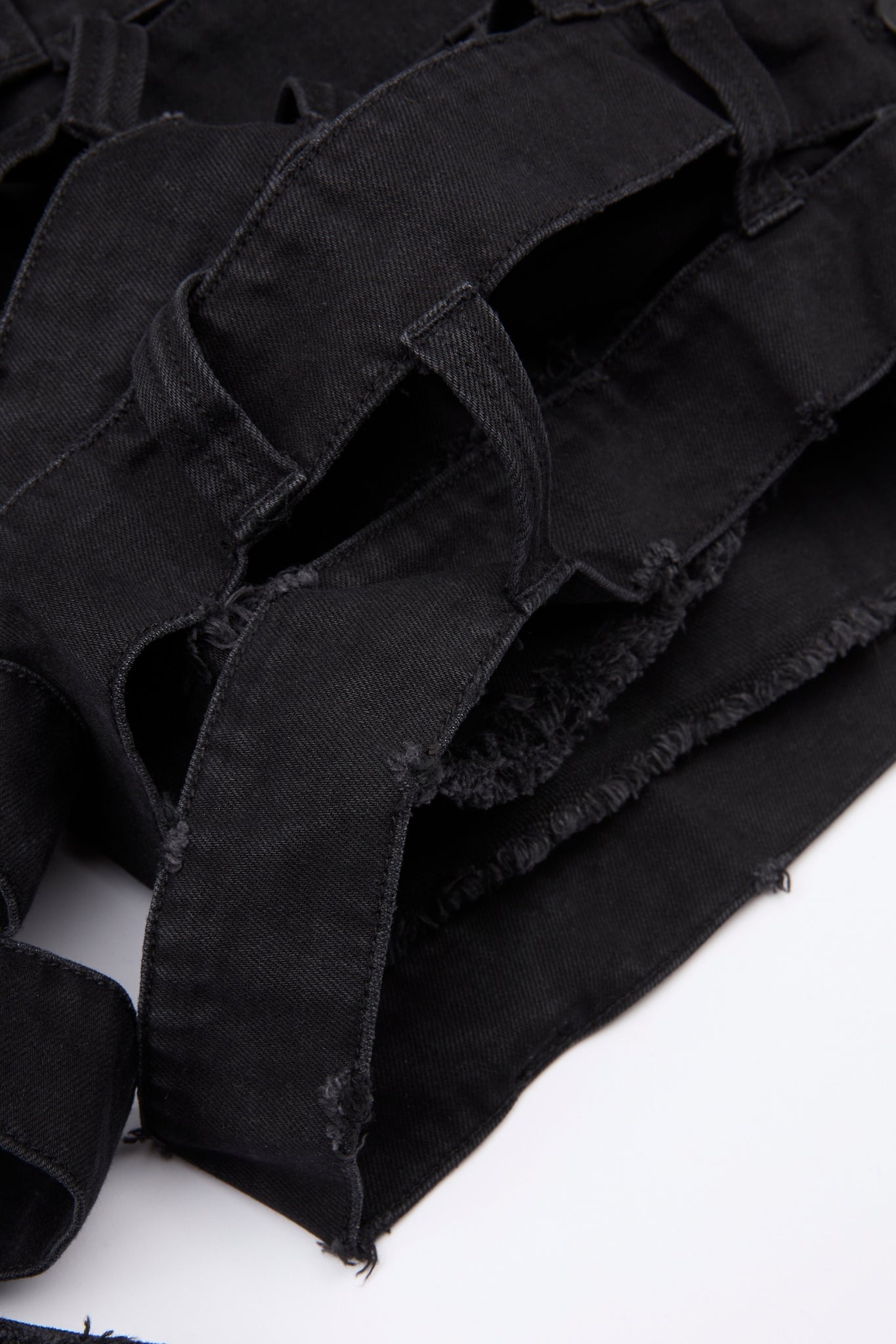 Deconstructed Shorts Denim