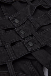 Deconstructed Shorts Denim