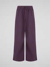 Wide-Leg Trousers Purple