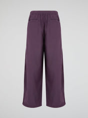 Wide-Leg Trousers Purple