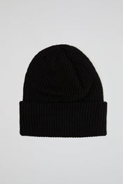 Rhinestone black lined beanie