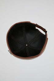 Docker Hat NY Pink PU Leather