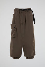 Tri Quarter Brown Pants
