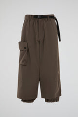 Tri Quarter Brown Pants