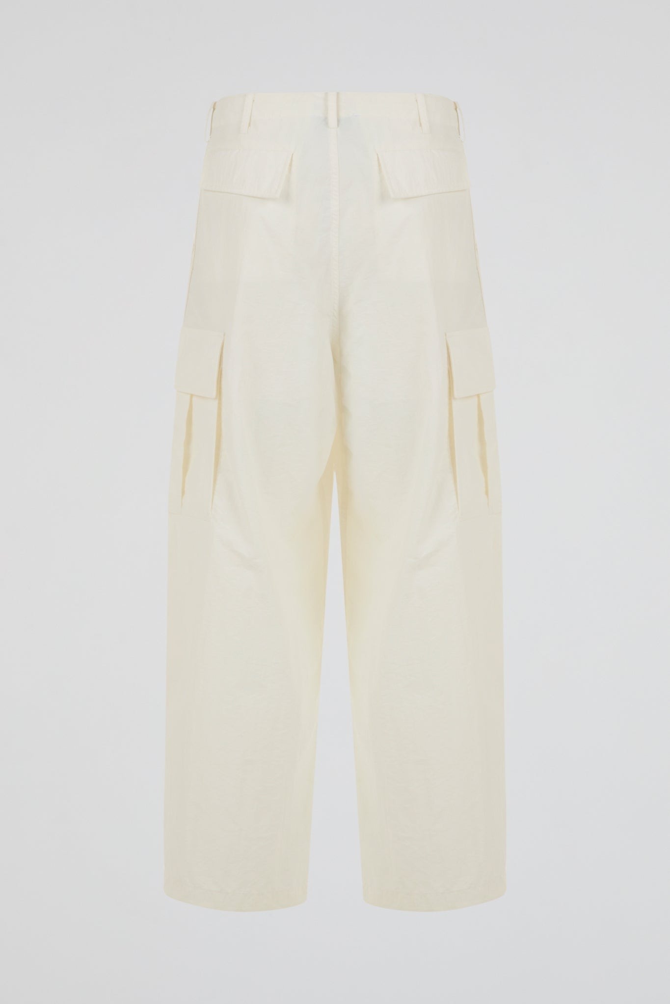 Drawstring Cargo Pant White