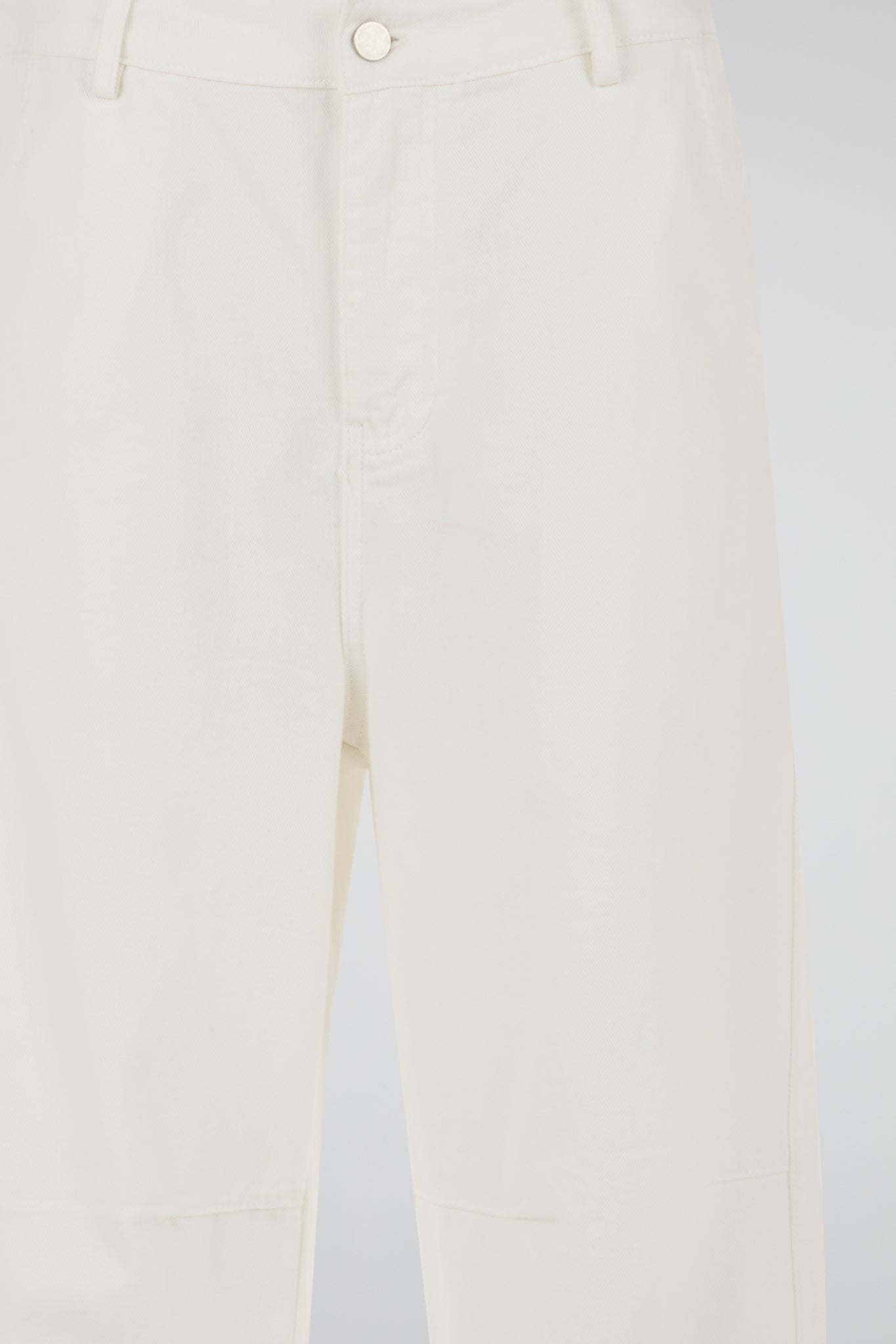 Paneled Denim White