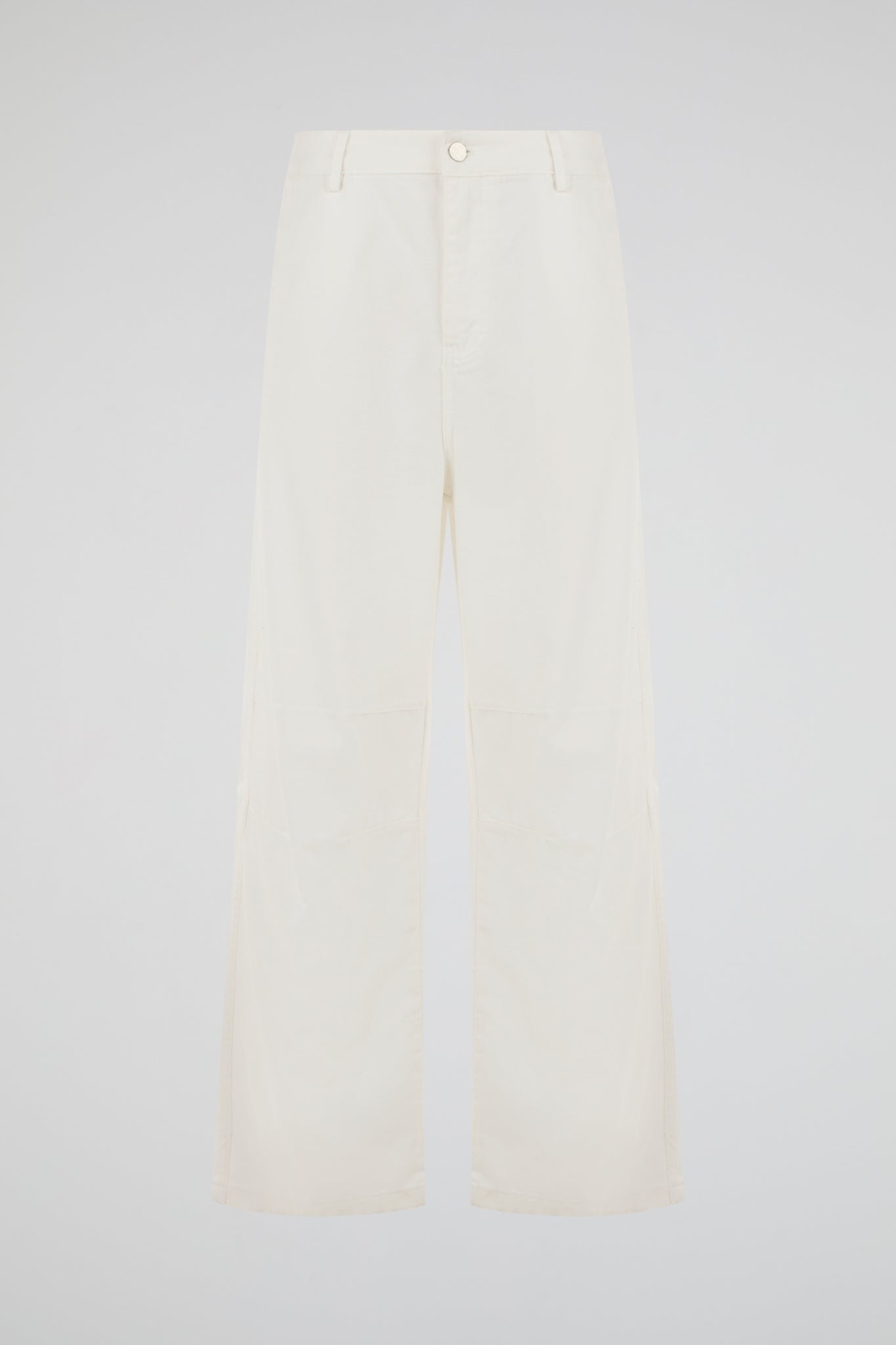 Paneled Denim White