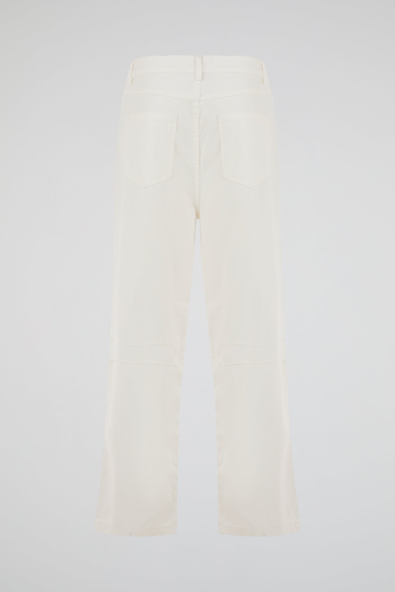 Paneled Denim White