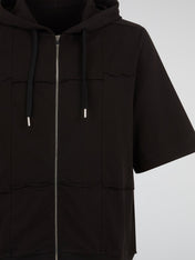Dumist Short-Sleeve Zip Hoodie