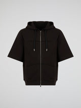 Dumist Short-Sleeve Zip Hoodie