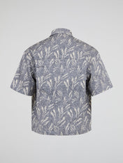 Floral Zip-Front Shirt