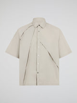 Asymmetrical Shirt Grey