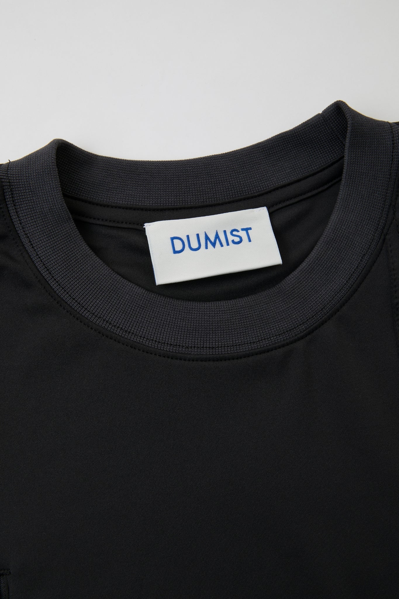 Raw Seam T-Shirt Black