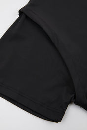 Raw Seam T-Shirt Black