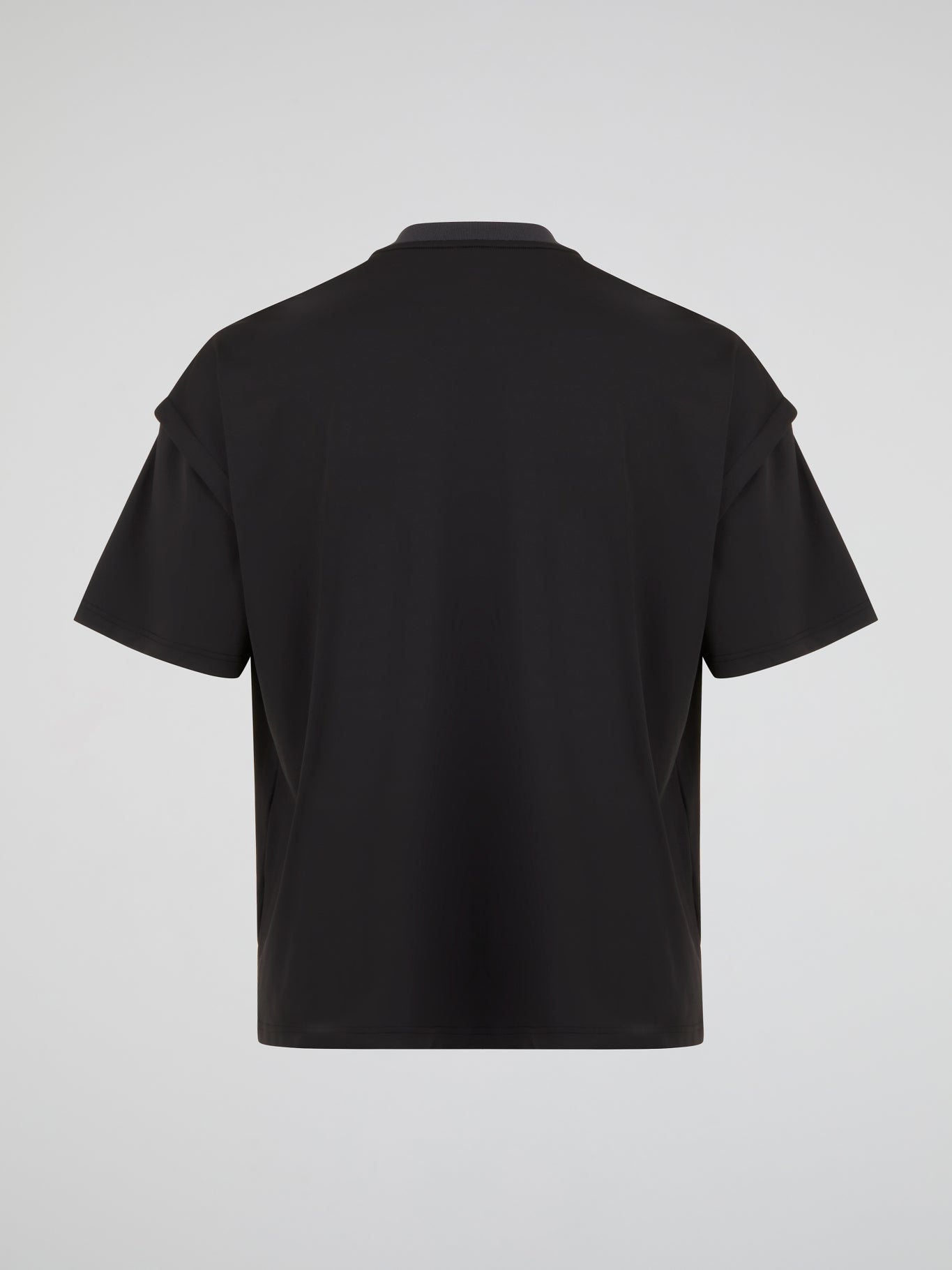 Raw Seam T-Shirt Black