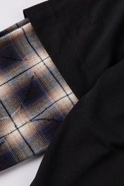 Double-Layer Plaid Long Sleeves