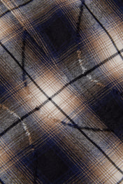 Double-Layer Plaid Long Sleeves