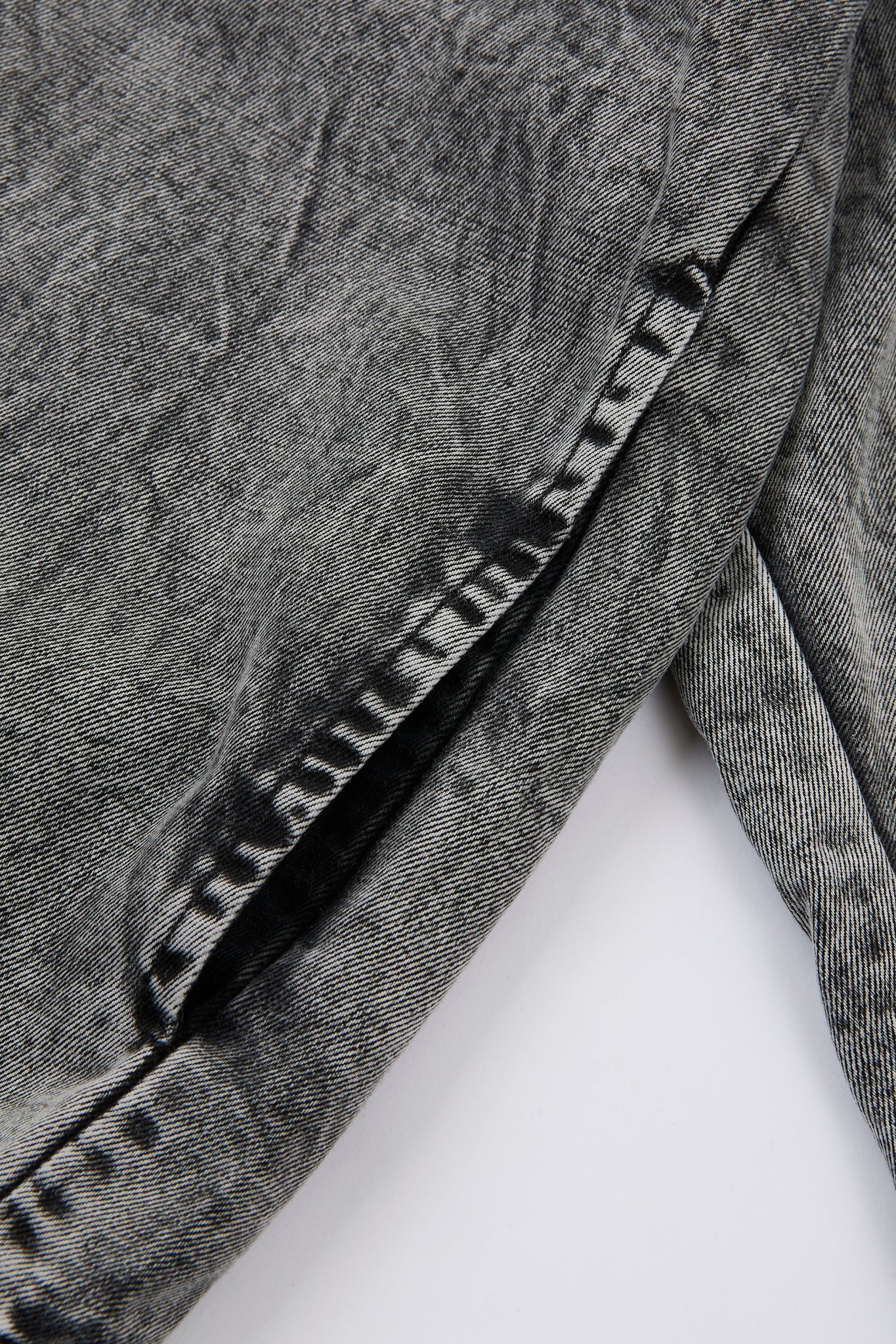 Denim Oversized Grey Stone Washed Shirt