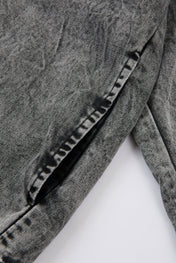 Denim Oversized Grey Stone Washed Shirt