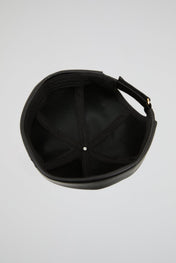 Hat Black PU Leather