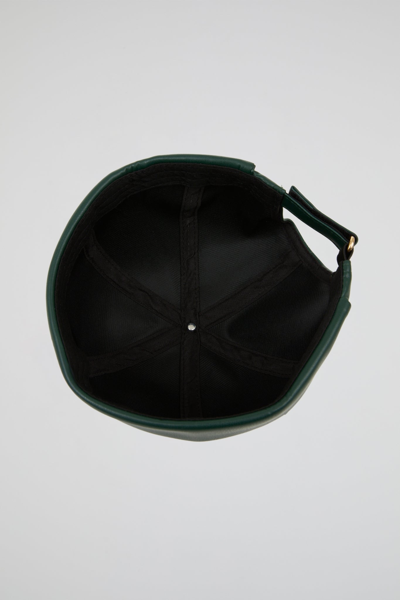 Docker hat Forest Green PU Leather