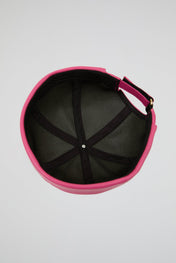 Docker Hat Magenta Pink PU Leather