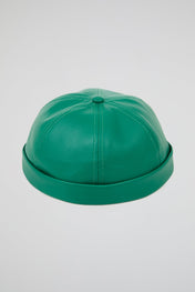 Docker Hat Celtic Green hat PU Leather