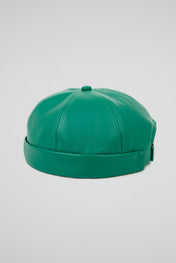 Docker Hat Celtic Green hat PU Leather