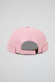 Docker Hat pink PU Leather