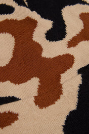 Beige-Brown Camouflage Knitted Beanie