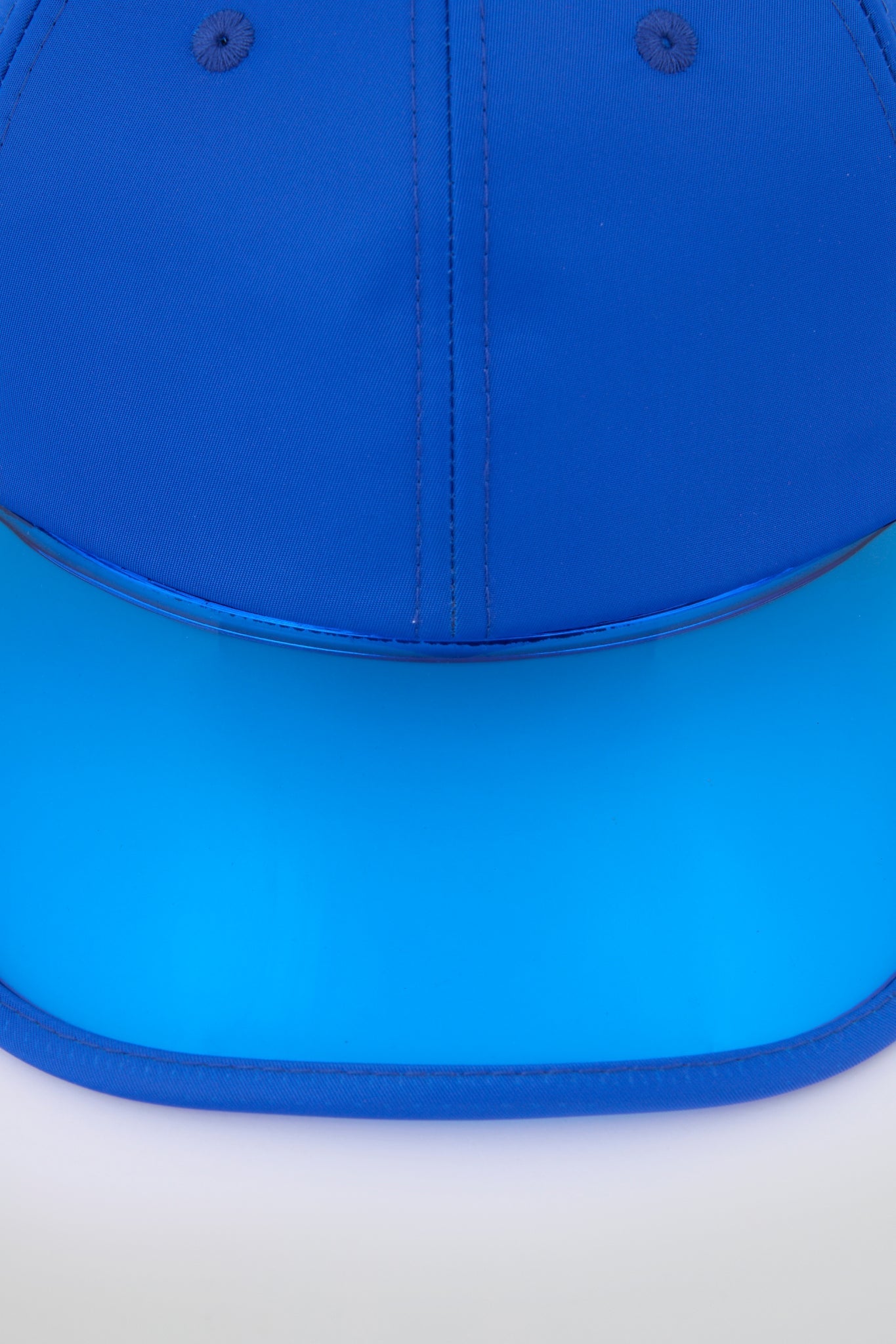 Blue Baseball cap with blue pvc visor