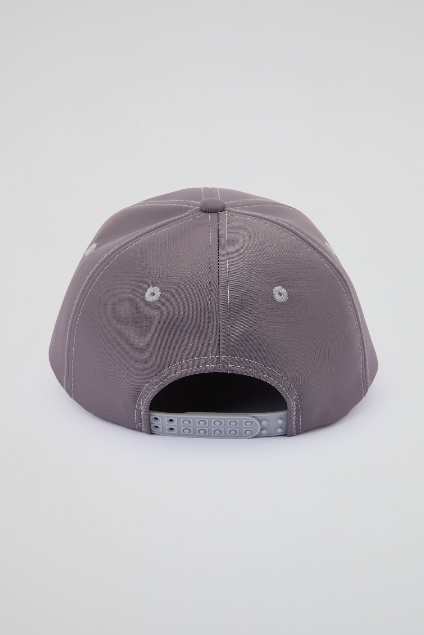 Grey cap with black pvc visor