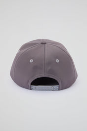 Grey cap with black pvc visor