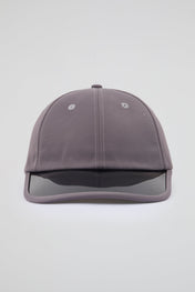 Grey cap with black pvc visor