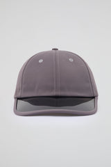 Grey cap with black pvc visor