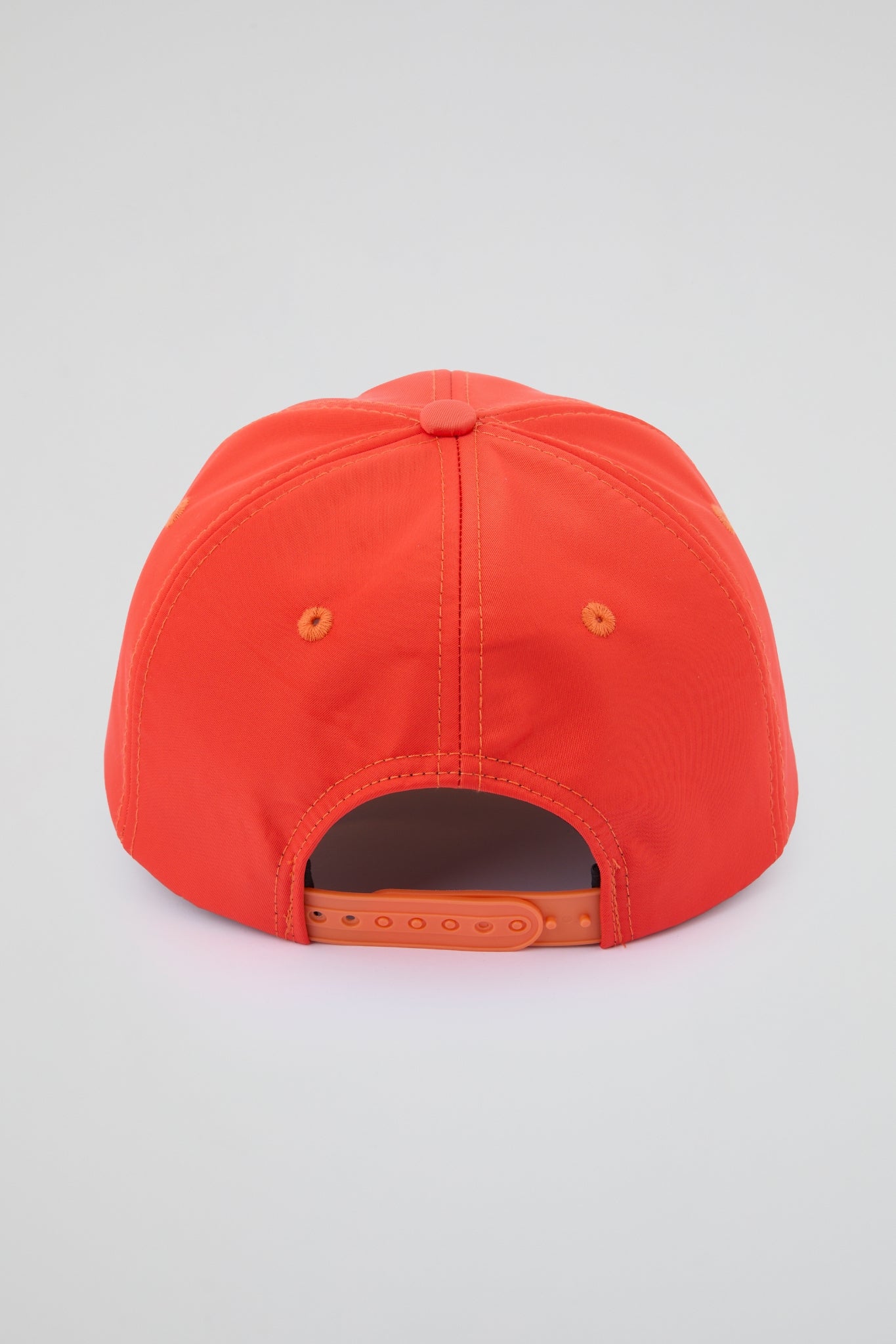 Orange Baseball cap with orange pvc visor